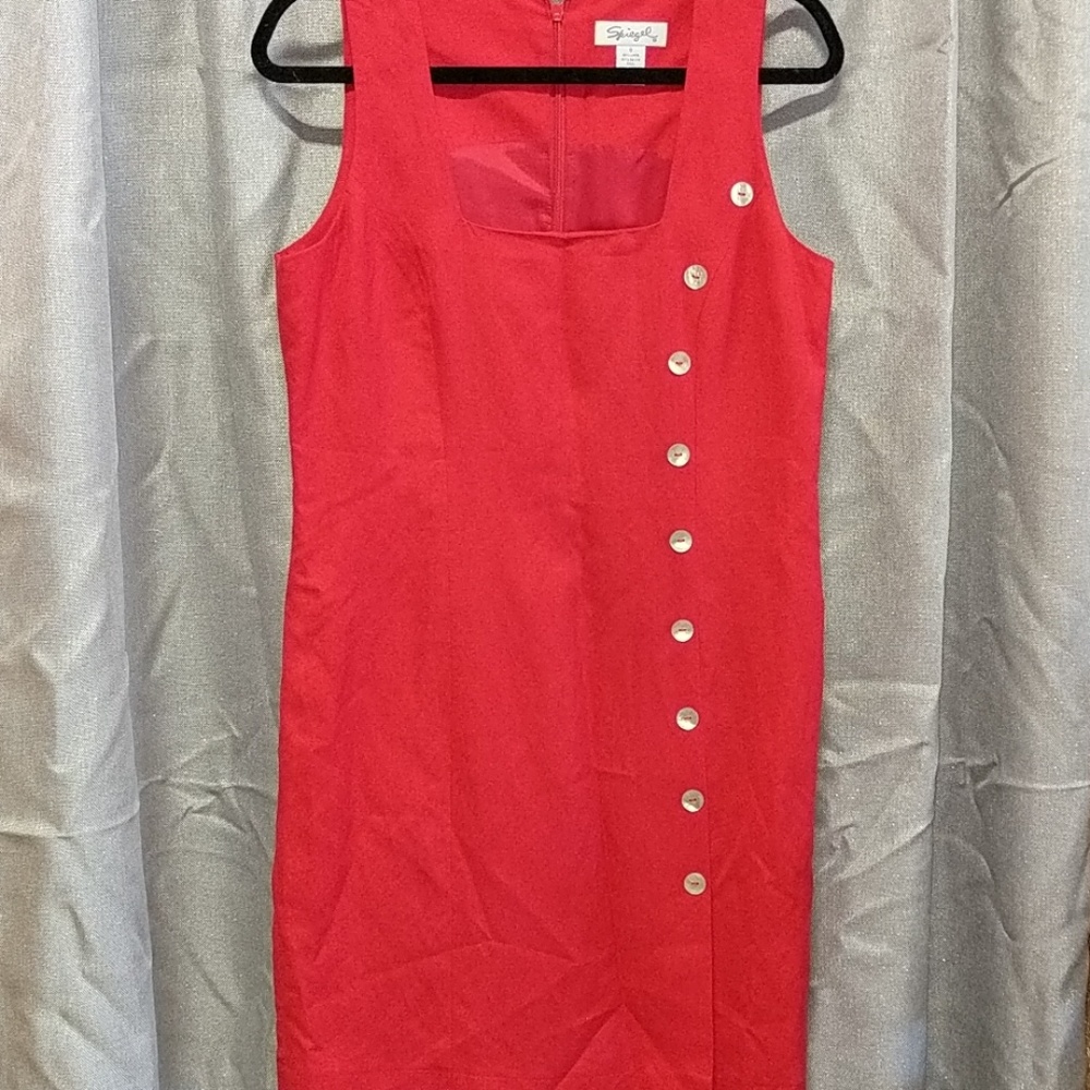 Like new bright red Spiegel dress